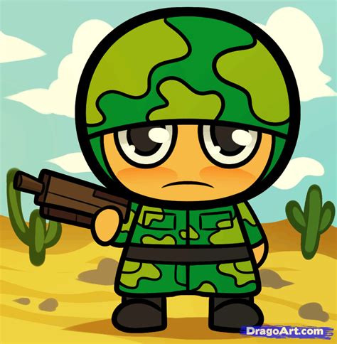 Learn How To Draw A Soldier For Kids People For Kids For Kids Free
