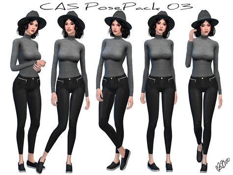 The Sims Resource Cas Pose Pack 03