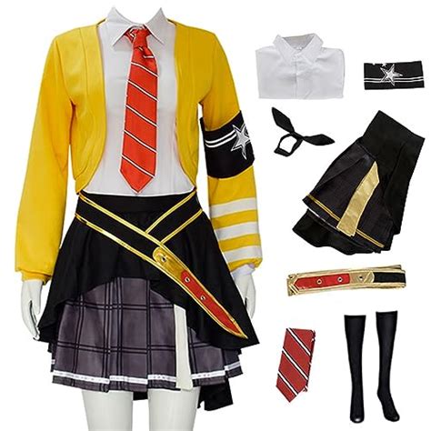 hieeimu saki cosplay costume project sekai saki tenma cosplay uniform dress halloween full set
