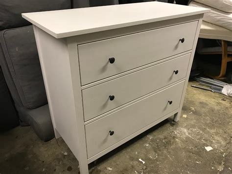 Free Delivery Ikea Hemnes White Stain 3 Drawer Chest Great Condition