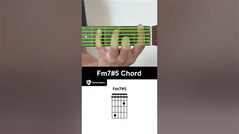 How To Play The Fm75 Chord On Guitar Guvna Guitars Youtube