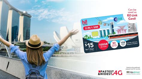 Singtel Hitourist 2 In 1 Sim Card With Ez Link Card Singapore Kkday