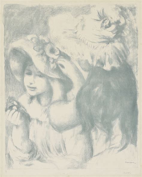 Pierre Auguste Renoir 1841 1919 Le Chapeau épinglé 2eme Planche