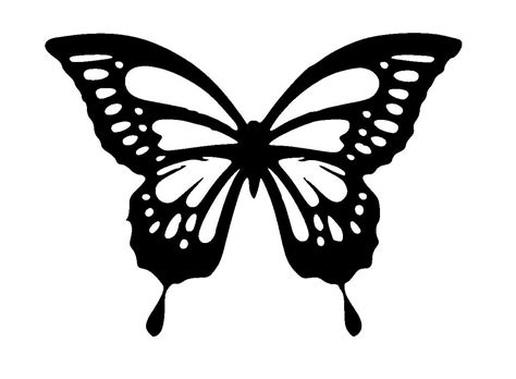 83117 Butterfly Stencil And Template Design 2 By Lovestencil