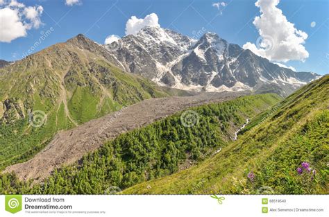 Picturesque Valley In The North Caucasus Russia Stock Photo Image Of