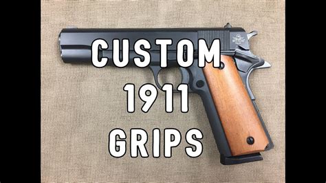 Rock Island Armory 1911 Custom Grip Change Youtube