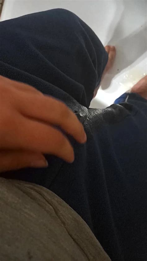 Bi Guy Pees His Pants After Desperately Holding