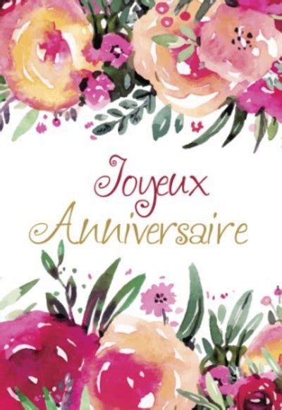 Carte anniversaire gratuite, carte virtuelle. Anniversaire Femme 75502- 6 Cartes à 1,1 Euro pièce, 75502 ...
