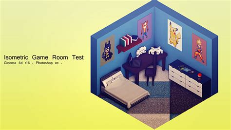 Isometric Game Room On Behance