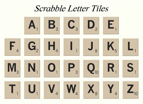 7 Best Free Printable Letter Tiles