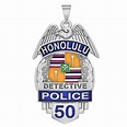 Personalized Honolulu Hawaii Police Badge with Your Rank and Number ...