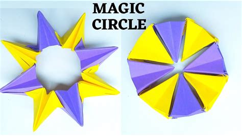 Origami Magic Circle Fireworks Easy Paper Crafts Paper Diy