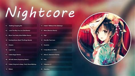 1 Hour Special Nightcore ♫ Best Nightcore Of All Time Top 20