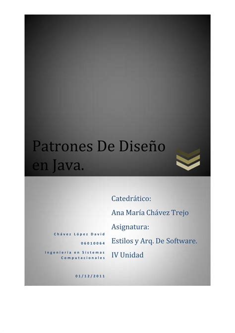 Pdf Patrones De Diseño En Java Pdfslidenet