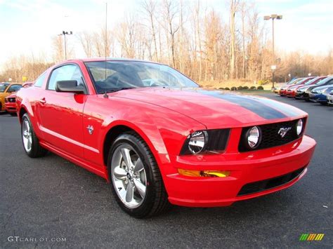 2009 Torch Red Ford Mustang Gt Premium Coupe 10548611