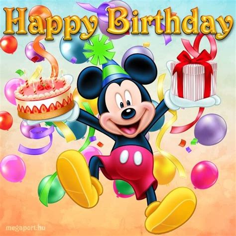 Happybirthday Birthday Cartoon Disney Disney Happy Birthday Images Happy Birthday Disney