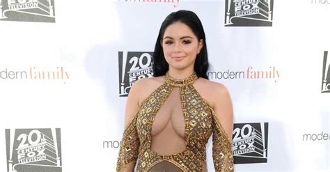 no bra goddess ariel winter just struck again silencing body shamers once and for all maxim