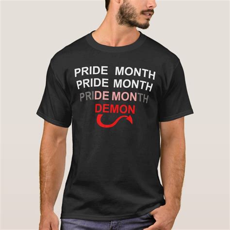 Pride Month Demon Gay Pride Lgbt Awareness Mon T Shirt Zazzle
