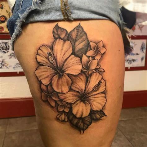 Top 61 Best Hawaiian Flower Tattoo Ideas 2021