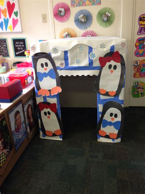 Preschool Dramatic Play Winter Igloo Penguins Snowflakes Dramatic