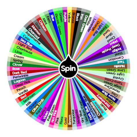 Color Wheel Spin The Wheel App