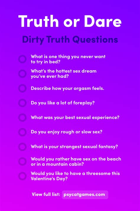 Sex Truth Or Dare Telegraph