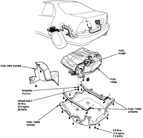 Front the 1997 honda accord has 4 nhtsa complaints for the gas tank and i checked for power and there was no power to the fuel pump. 1996 Honda Accord Fuel Pump Wiring Diagram - Wiring Diagram