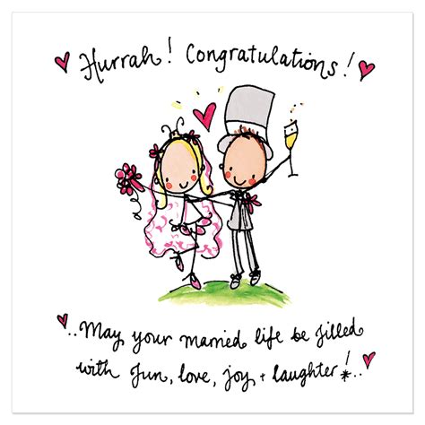Hurrah Congratulations May Your Married Life Wedding