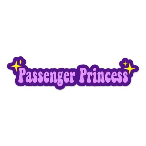 Passenger Princess Sticker Stickermize
