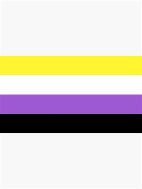 Non Binary Pride Flag Sticker By Stickrbox Redbubble