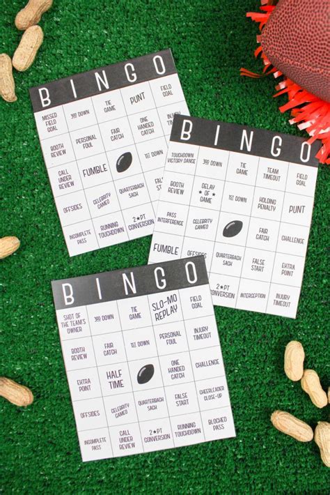 Printable Super Bowl Bingo Lets Mingle Blog Super Bowl Bingo