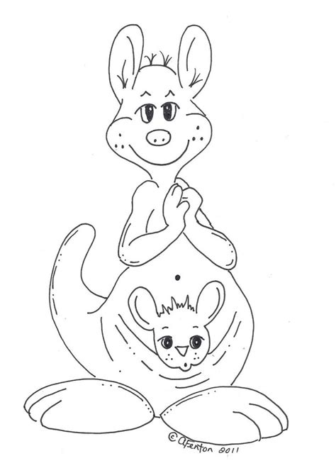 Mother And Baby Baby Animals Coloring Pages Pinterest