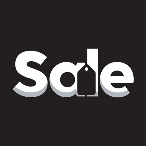 Sale Logo Vector Vector Simple Design Online Business Promotions