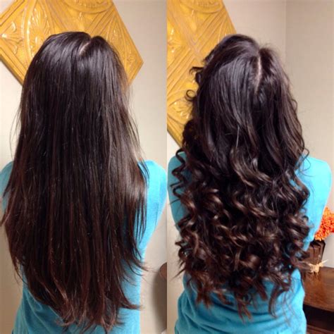 Straight To Curly Hair In Less Than 30 Minutes Hair Long Hair