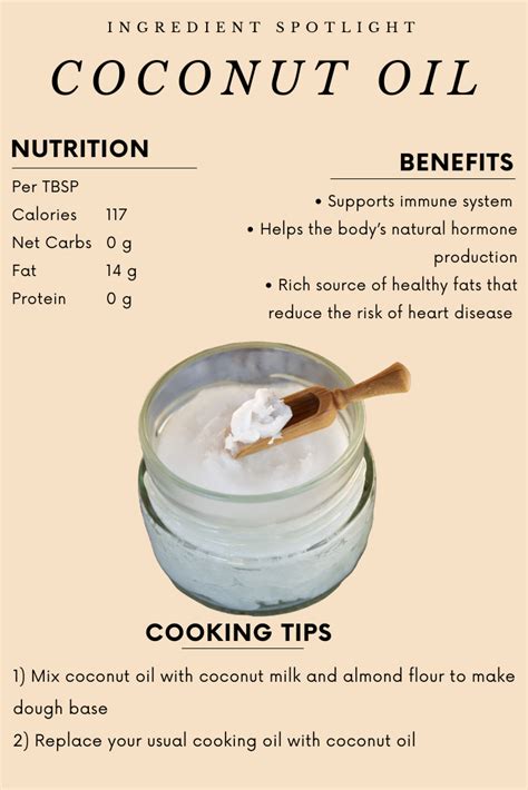 Coconut Oil Nutrition Benefits And Cooking Tips — The Online