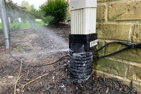 Buried Downspout Drain Cleaning — Done Gutter