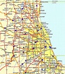 Chicago, Illinois Map