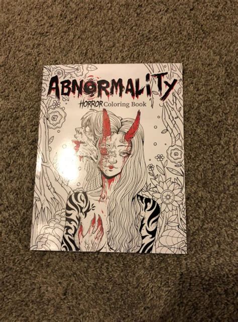 Abnormality Horror Coloring Book For Adults Etsy