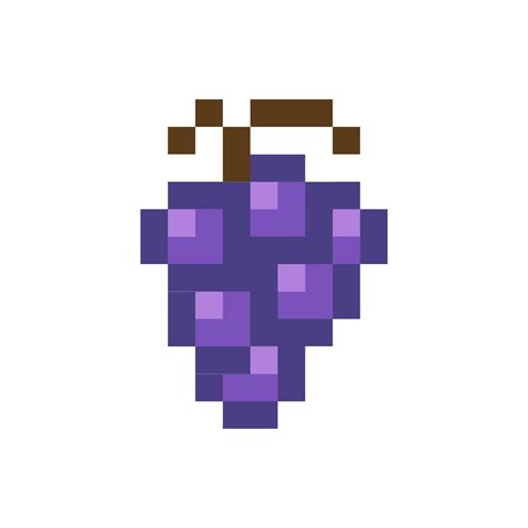 Blue Grapes Pixelated Fruit Graphic Download Free Vectors Clipart