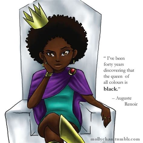 African American Black Queen Cartoon