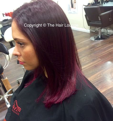 Purple Ombré With Pink Ends Using Wella Purple Red Hair Color Purple