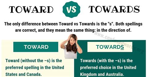Toward Vs Towards How To Use Toward Or Towards In Sentences