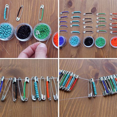 You've got to make each pin count. Wonderful DIY Beaded Safety Pin Jewelry