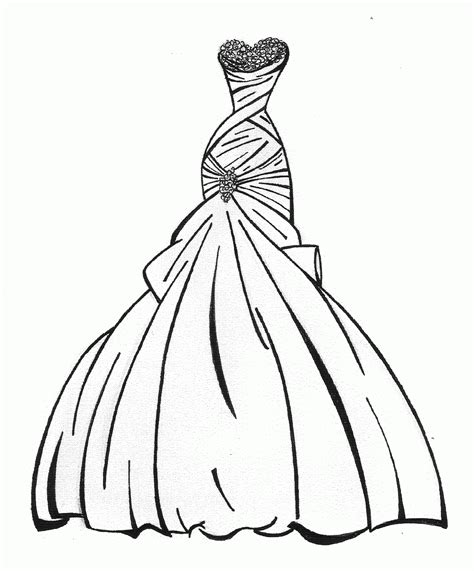 Free Coloring Pages Dress, Download Free Coloring Pages Dress png