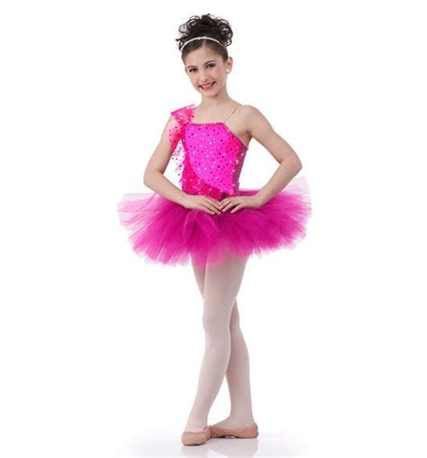 Once Upon A Dream Dance Costume Fuchsia Ballerina Sequin Ballet Tutu