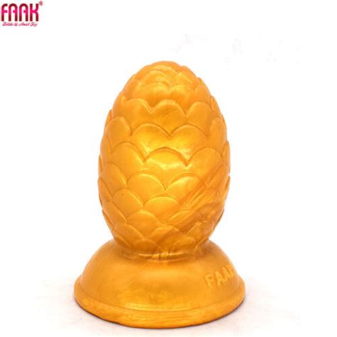 FAAK Newest Golden Huge Dildo Silicone Penis Sex Toys Masturbate Adult Game Toys EBay