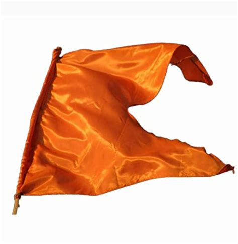 Bhagwa Flag Kesari Orange 2 Meter Garden And Outdoors