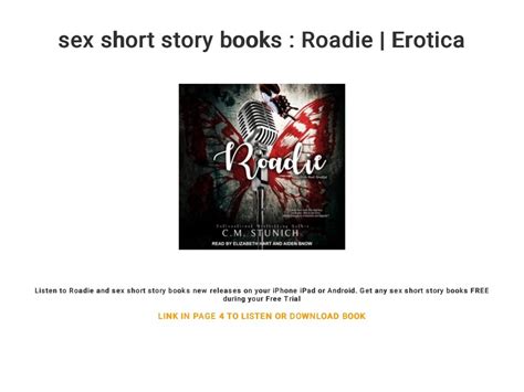sex short story books roadie erotica