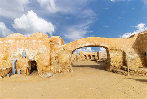 The Scenery Of The Planet Tatooine Architecture Stock Photos