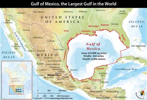 GulfofMexico Is The Largest Gulf In The World Mexico USA Gulf Of
